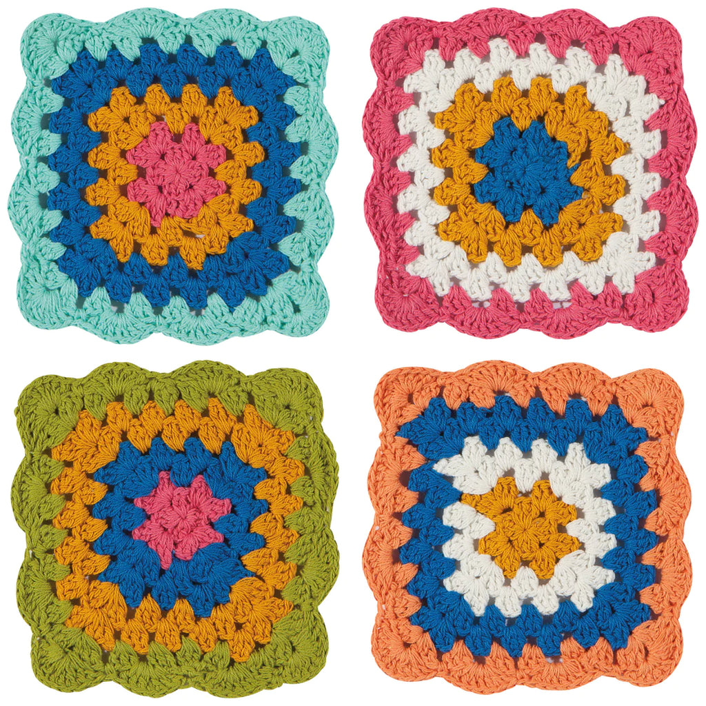 crochet coaster set
